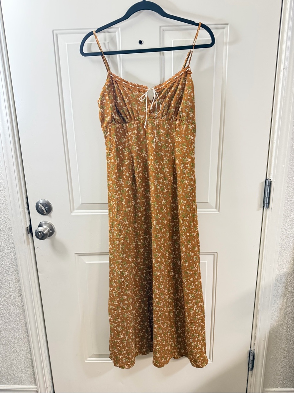 The Workshop Floral Midi Dress Women’s Medium Cottagecore Sundress Boho 0158